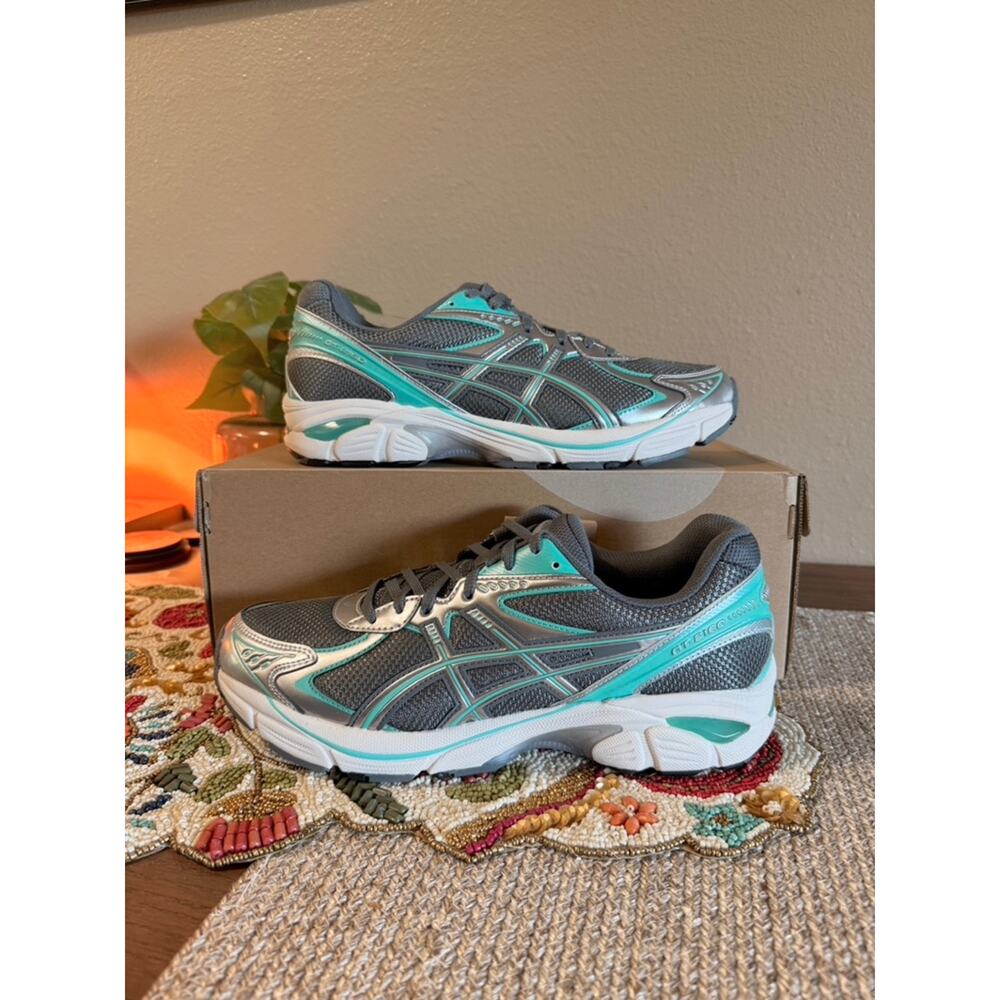 ASICS GT-2160 Steel Grey Waterfall Teal Pure Silver Restful Gel 1203A604 021